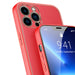 Dux Ducis Yolo elegant case made of soft TPU and PU leather for iPhone 13 Pro Max red - Cell phone cases