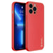 Dux Ducis Yolo elegant case made of soft TPU and PU leather for iPhone 13 Pro Max red - Cell phone cases