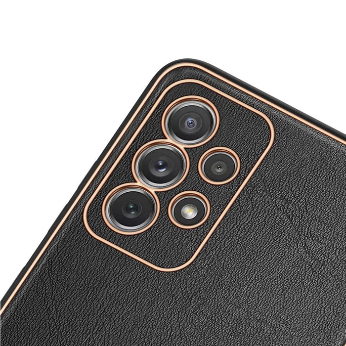 Dux Ducis Yolo elegant case made of soft TPU and PU leather for Samsung Galaxy A72 4G black - Cell phone cases
