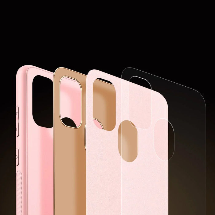 Dux Ducis Yolo elegant case made of soft TPU and PU leather for Samsung Galaxy M30s pink - Cell phone cases