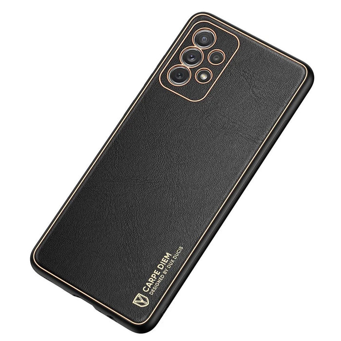 Dux Ducis Yolo elegant case made of soft TPU and PU leather for Samsung Galaxy A72 4G black - Cell phone cases
