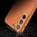 Dux Ducis Yolo elegant cover made of ecological leather for Samsung Galaxy S22 + (S22 Plus) orange - Cell phone cases