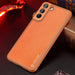 Dux Ducis Yolo elegant cover made of ecological leather for Samsung Galaxy S22 + (S22 Plus) orange - Cell phone cases