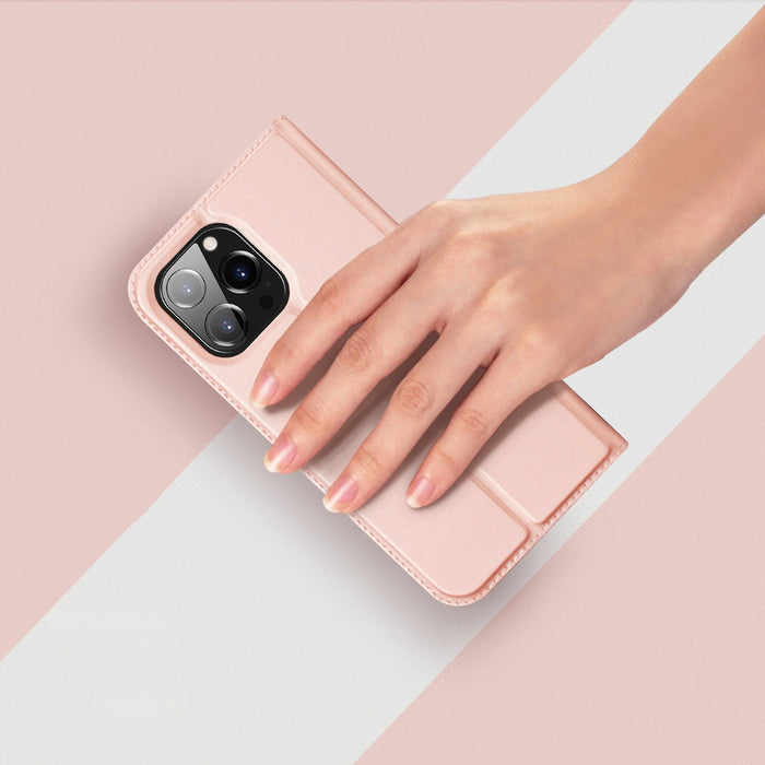 Dux Ducis Skin Pro holster cover flip cover for iPhone 14 Pro Max pink