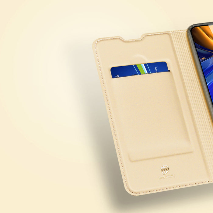 Dux Ducis Skin Pro Holster Cover Flip Cover for Xiaomi Poco F4 5G gold