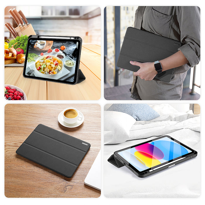 Dux Ducis Domo case iPad 10.9'' 2022 (10 gen.) smart cover stand black