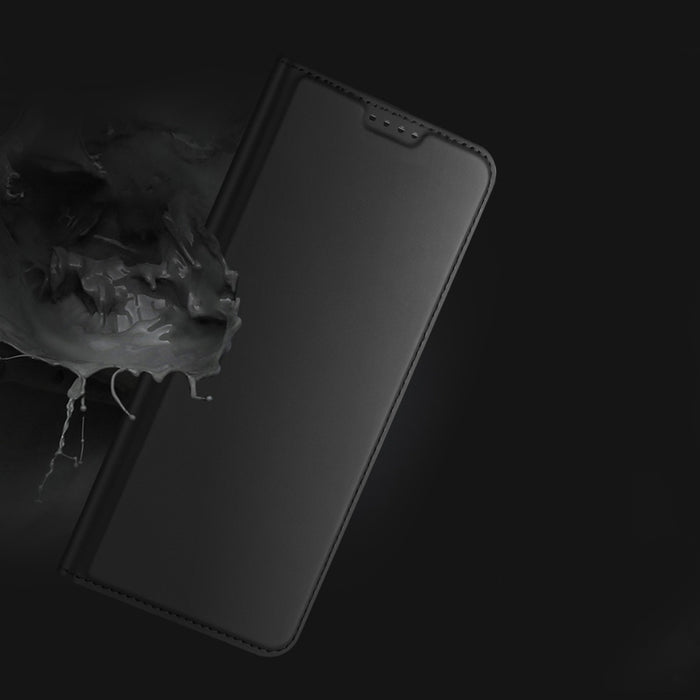 Dux Ducis Skin Pro case for Oppo Reno 8 flip cover card wallet stand black