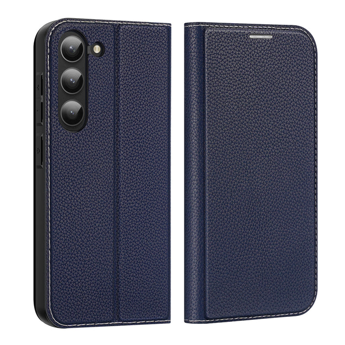 Dux Ducis Skin X2 case Samsung Galaxy S23+ flip case wallet stand blue