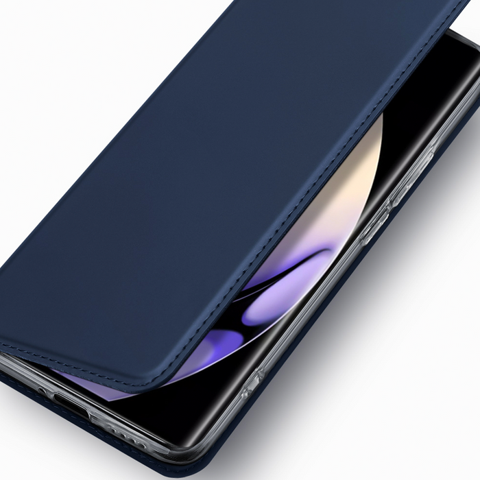 Dux Ducis Skin Pro Case for Realme 10 Pro Flip Card Wallet Stand Blue
