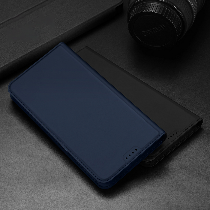 Dux Ducis Skin Pro Case for Realme 10 Pro Flip Card Wallet Stand Blue