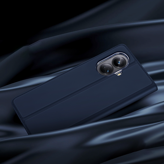 Dux Ducis Skin Pro case for Realme 10 Pro+ flip cover card wallet stand blue