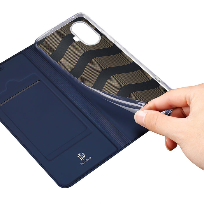 Dux Ducis Skin Pro case for Realme 10 Pro+ flip cover card wallet stand blue