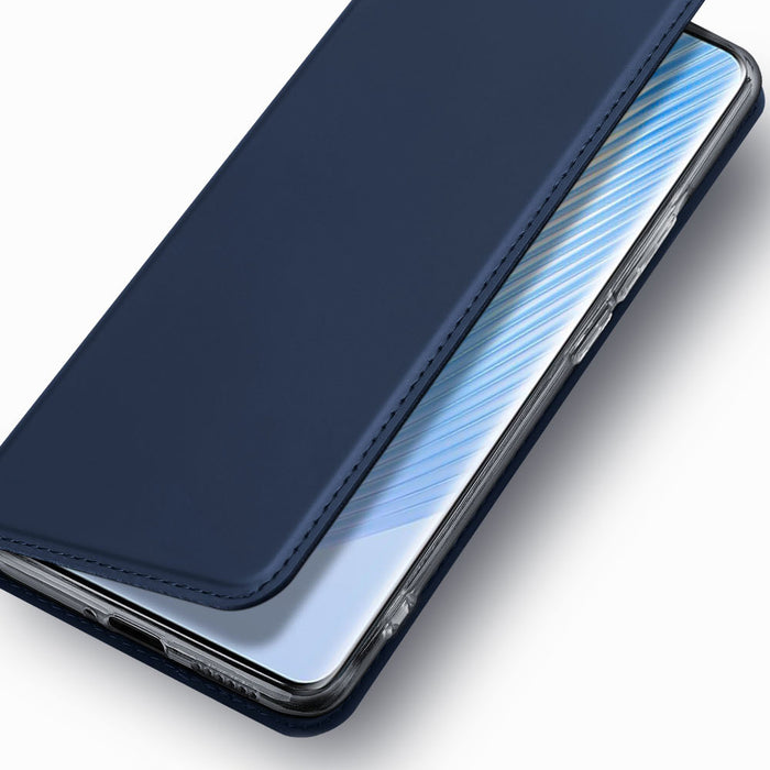Dux Ducis Skin Pro Case for Honor Magic5 Flip Card Wallet Stand Blue
