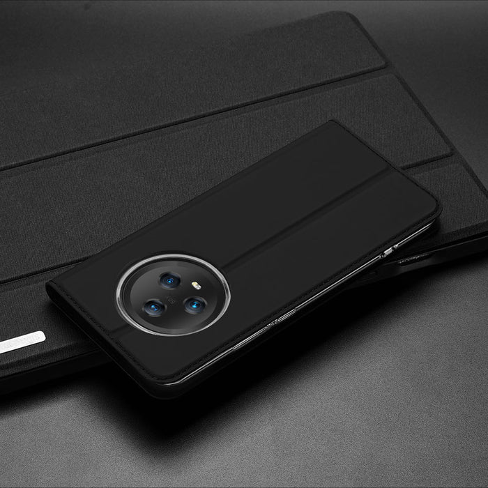 Dux Ducis Skin Pro case for Honor Magic5 flip cover card wallet stand black