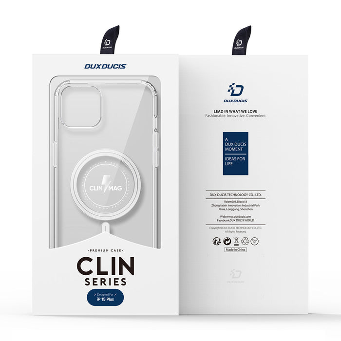 iPhone 15 Plus Case with MagSafe Dux Ducis Clin - Transparent