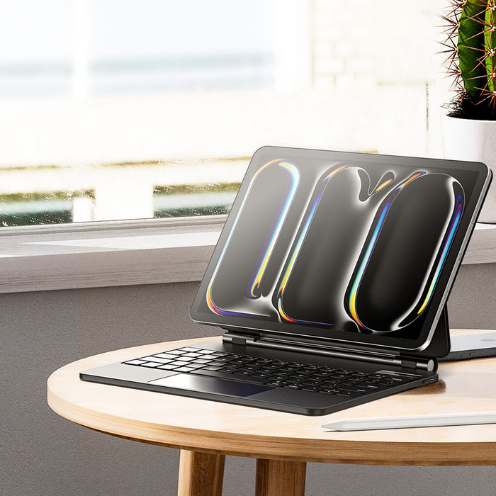 Dux Ducis Keyboard (MK Series) Case with Bluetooth Keyboard for iPad Pro 11" 2024 - Black