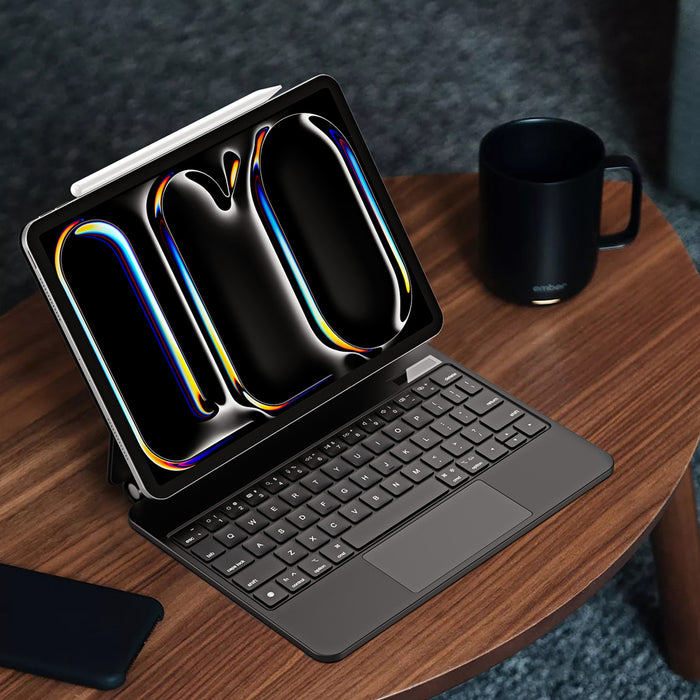 Dux Ducis Keyboard (MK Series) Case with Bluetooth Keyboard for iPad Pro 11" 2024 - Black