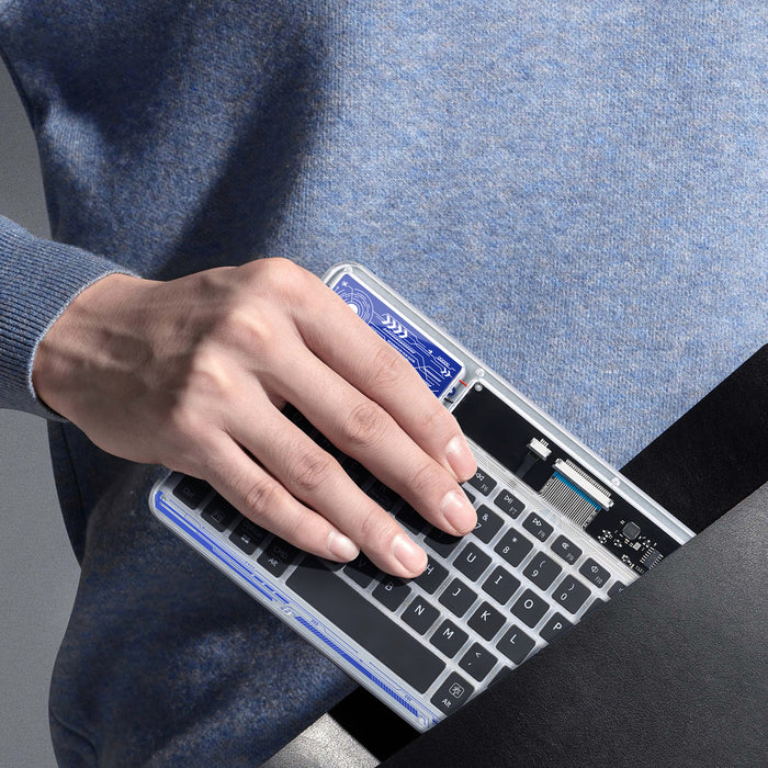 Dux Ducis Keyboard (CK Series) Wireless for Laptop / Tablet / Phone - Transparent