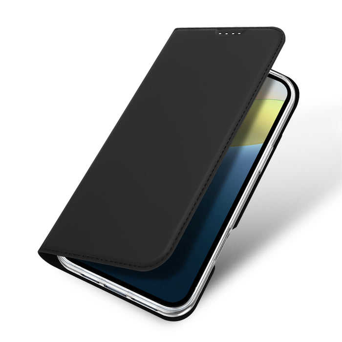 Dux Ducis Skin Pro iPhone 16 Plus Case with Flip and Card Slot - Black