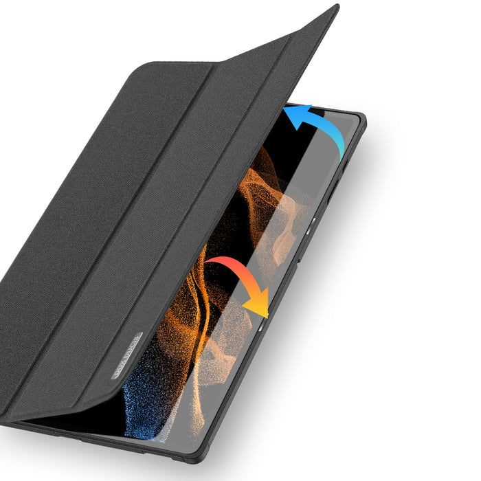 Dux Ducis Domo foldable cover for tablet with Smart Sleep function Samsung Galaxy Tab S8/S9 Ultra stand black
