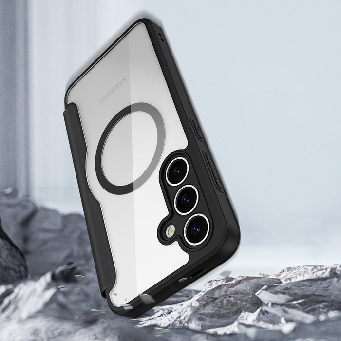 Dux Ducis Skin X Pro case for Samsung Galaxy S25 with MagSafe and wallet - black