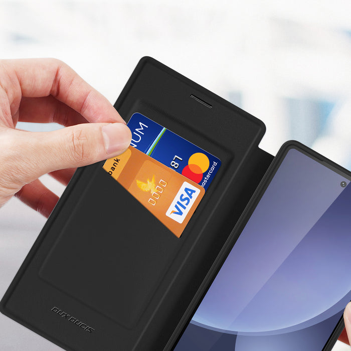 Dux Ducis Skin X Pro Case for Samsung Galaxy S25 Ultra with MagSafe and Wallet - Black