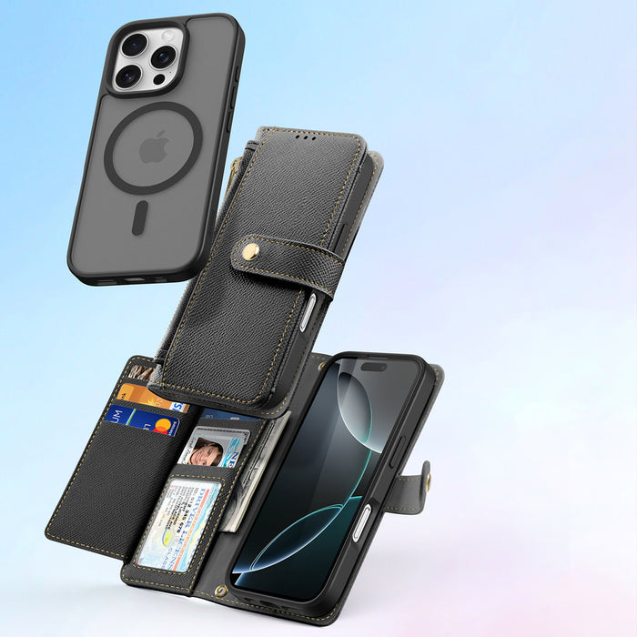 Dux Ducis Lawa Leather Case for iPhone 16 Pro Max - Black