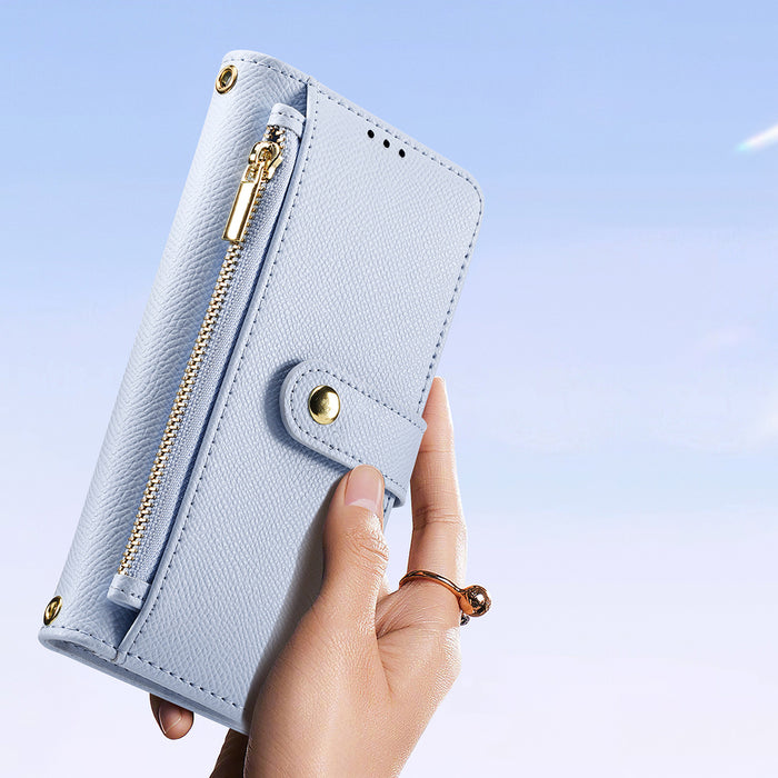 Dux Ducis Lawa Leather Case for iPhone 15 Pro - Blue