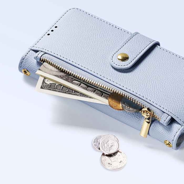 Dux Ducis Lawa Leather Case for iPhone 15 Pro Max - Blue