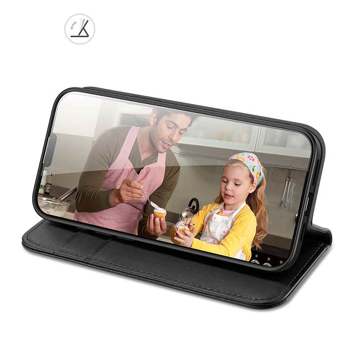 Dux Ducis Hivo iPhone 16e Case with Flip and RFID Protection - Black