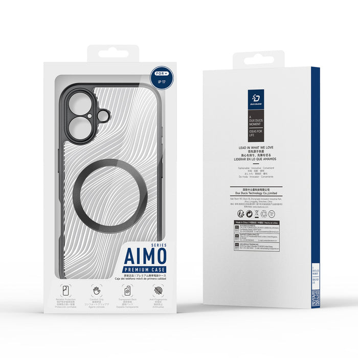 Dux Ducis Aimo Mag Case with Magnetic Ring for iPhone 17 - Black