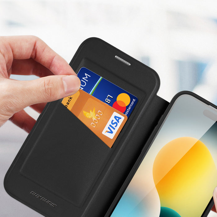 Dux Ducis Skin X Pro iPhone 17 Air Case with Wallet, MagSafe Compatible - Black