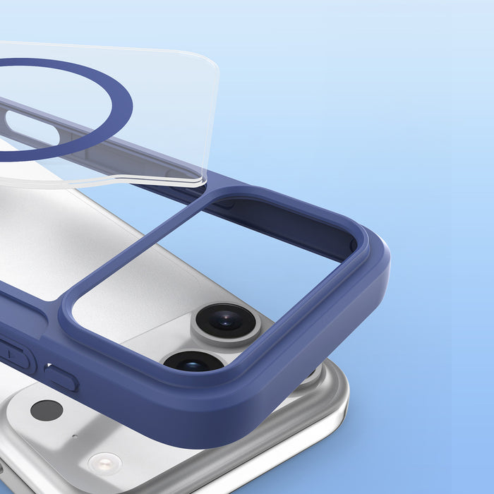 Dux Ducis Skin X Pro iPhone 17 Pro Max Case with Wallet, MagSafe Compatible - Blue