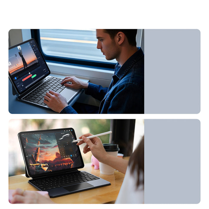 Dux Ducis (MK series) Keyboard Case for iPad Pro 11" (2024) - Black