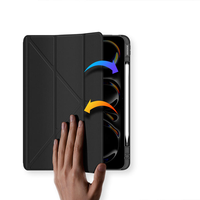 Dux Ducis Magi Case for iPad Pro 13" (2024/2025) with Stand - Black