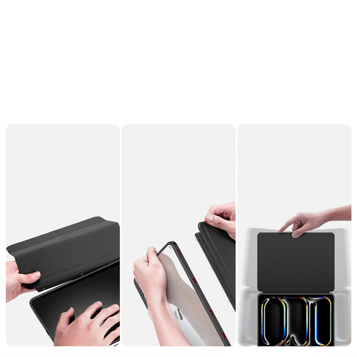 Dux Ducis Magi Case for iPad Pro 13" (2024/2025) with Stand - Black