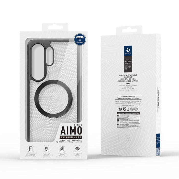 Dux Ducis Aimo Mag Case for Samsung S26 Ultra Compatible with MagSafe - Black