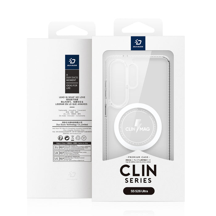 Dux Ducis Clin Mag Case Compatible with MagSafe for Samsung S26 Ultra - Transparent