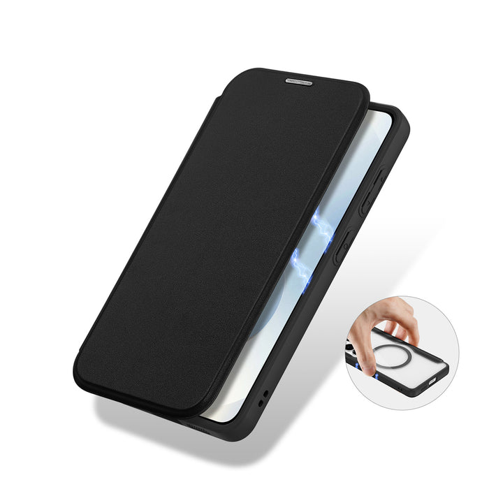 Dux Ducis Skin X Pro MagSafe Compatible Wallet Case for Samsung Galaxy S26+ - Black