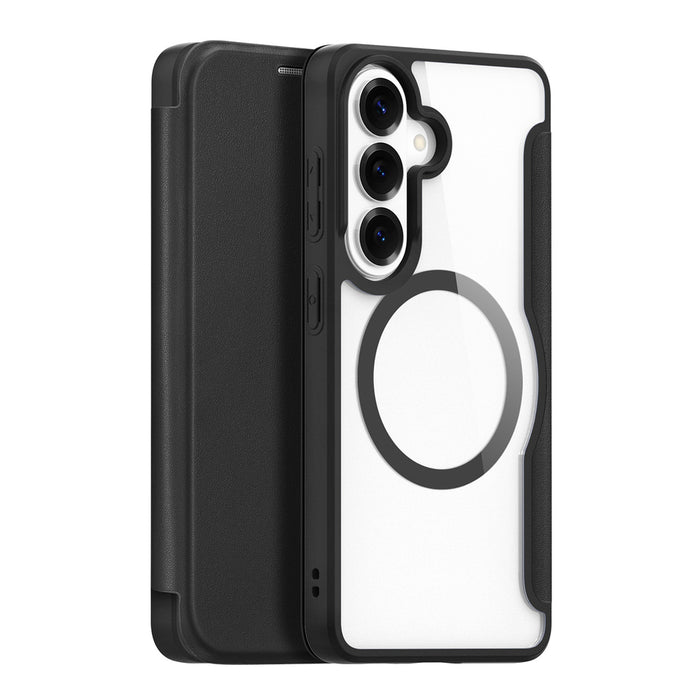 Dux Ducis Skin X Pro MagSafe Compatible Wallet Case for Samsung Galaxy S26+ - Black