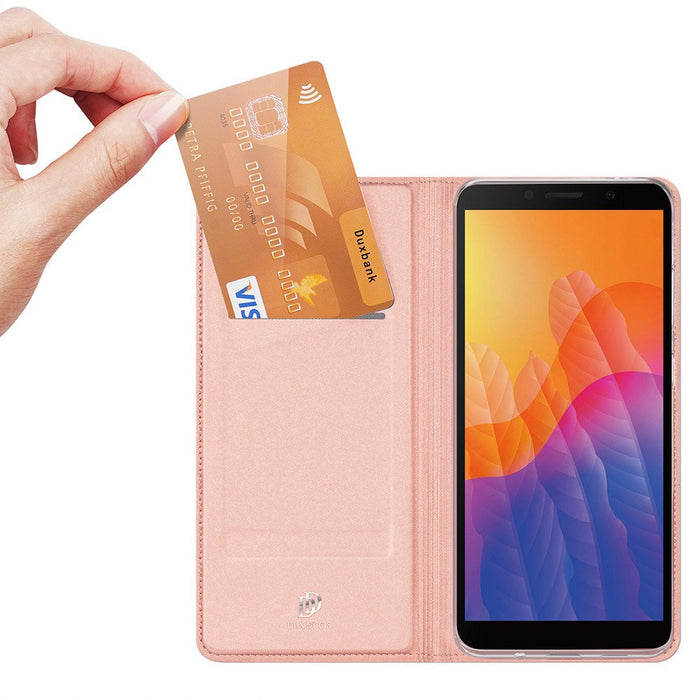 DUX DUCIS Skin Pro Bookcase type case for Huawei Y5p pink