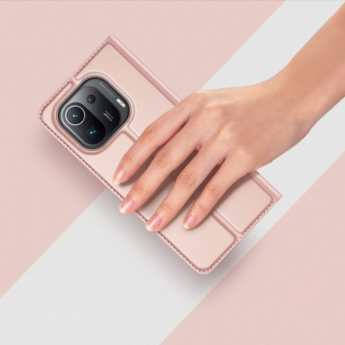 DUX DUCIS Skin Pro Bookcase type case for Xiaomi Mi 11 Pro pink