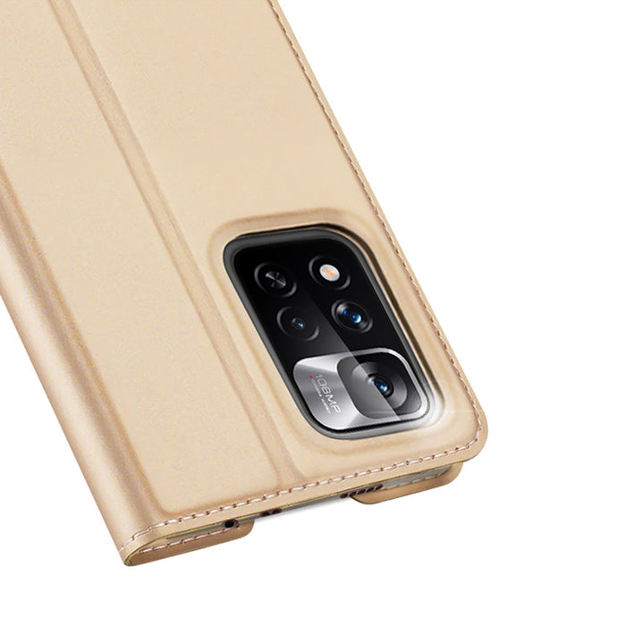 Dux Ducis Skin Pro Holster Case Cover Flip Poco M4 Pro 5G gold