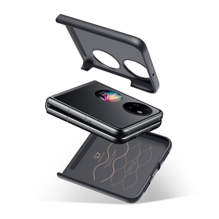 Dux Ducis Fino case is made of nylon material Huawei P50 Pocket black