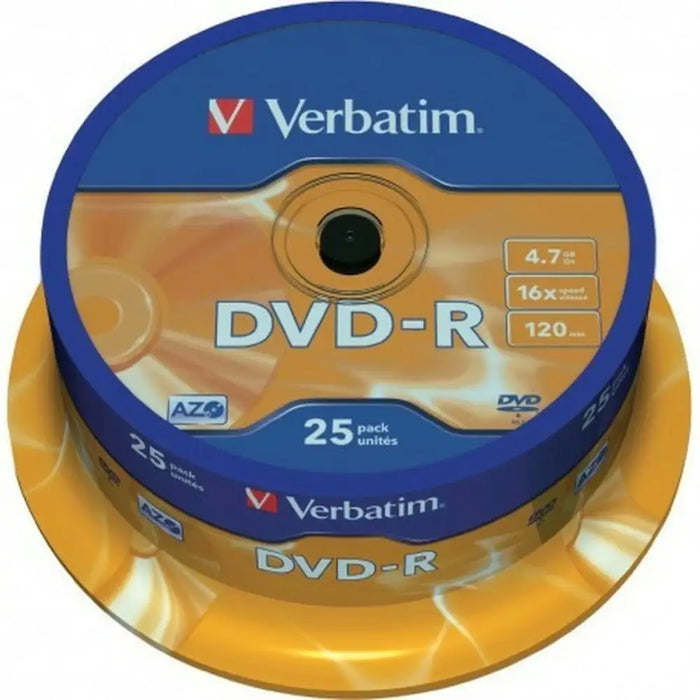 DVD-R Verbatim 4,7 GB 16x (8 Units) - Електроника Телевизори<<<Компютри| Електроника<<<BigBuy&&&DVD<<<Електроника