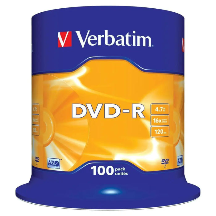 DVD-R Verbatim Matt Silver 100 Units 4,7 GB 16x - Електроника Телевизори<<<Компютри|