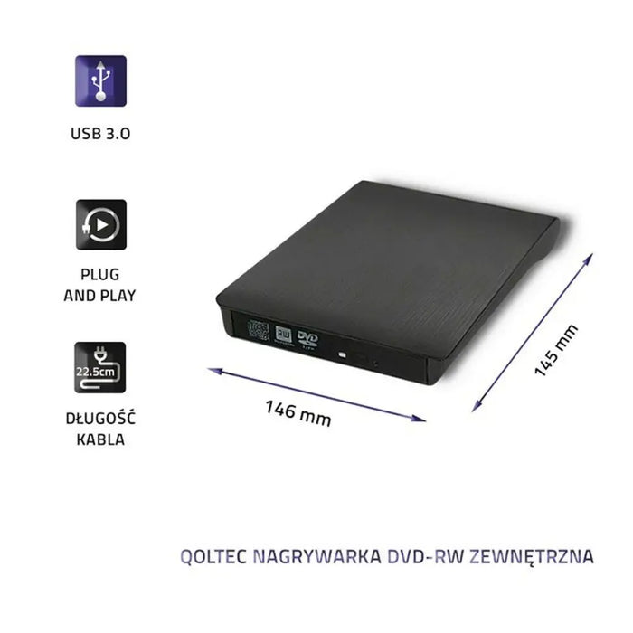 DVD Recorder Qoltec 51857 - CD и DVD<<<Електроника Звук<<<Компютри| Електроника<<<BigBuy&&&DVD
