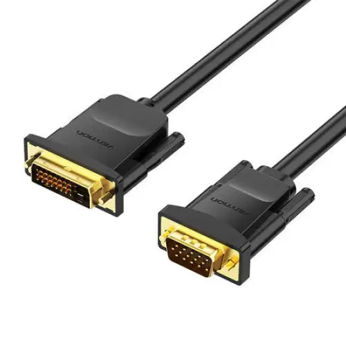 DVI (24 + 1) to VGA Cable Vention EABBG 1,5m 1080P 60Hz (black) - Video cables<<<Cables<<<IT Accessories<<<InnproXML