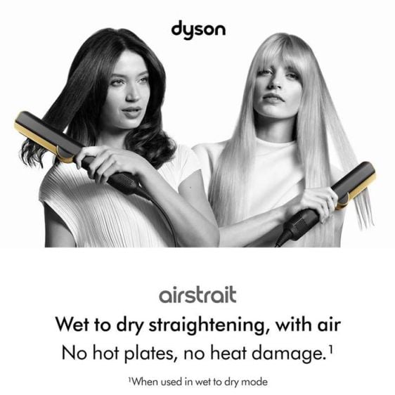 Press DYSON Airstrait HT01 Onyx/Gold 534040-01