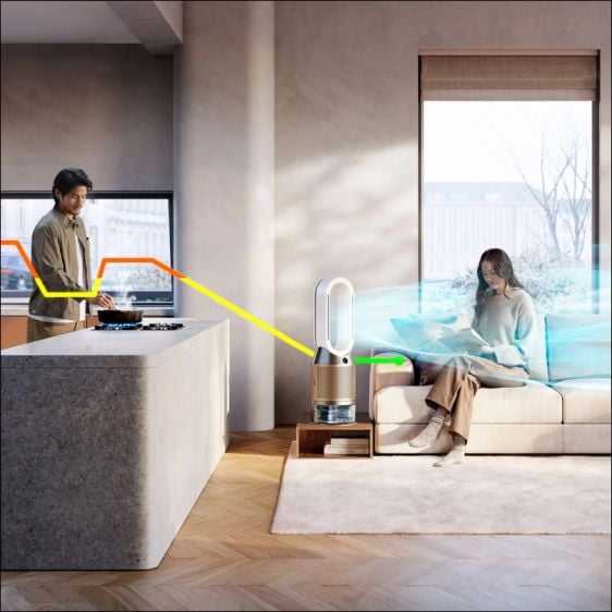 Purifier and humidifier DYSON PH05 Wh/Gd (545007-01)